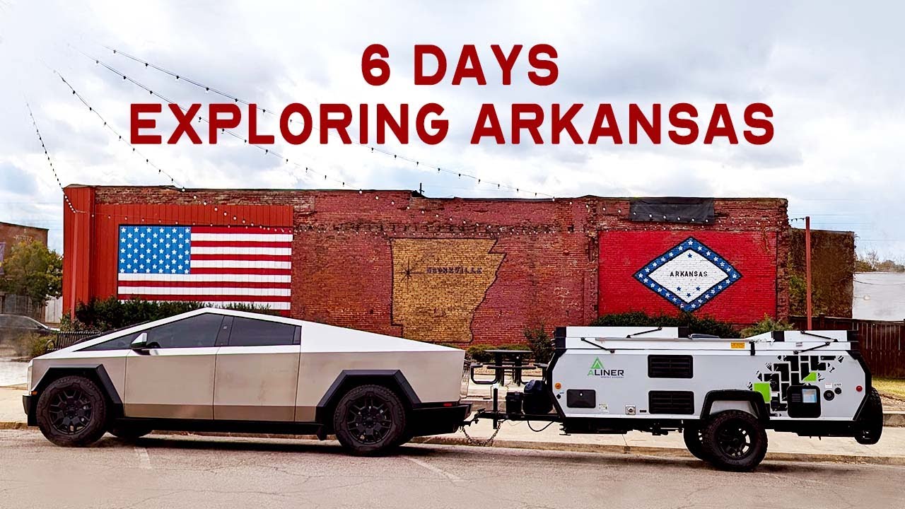 Cybertruck & Camper - Family Adventure Across Arkansas