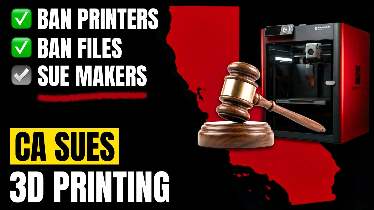 California Just Sued a 3D Printing File Site (Makers, Pay Attention)