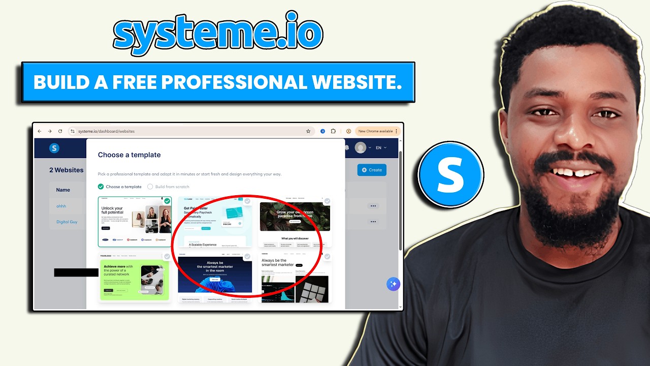 How to Create a Free Website with Systeme.io (Step-by-Step Tutorial for Beginners)