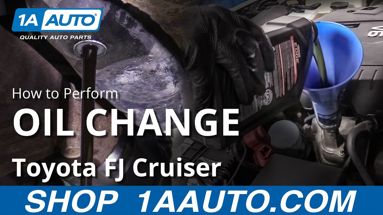 How to Change Oil 07-14 Toyota FJ Cruiser