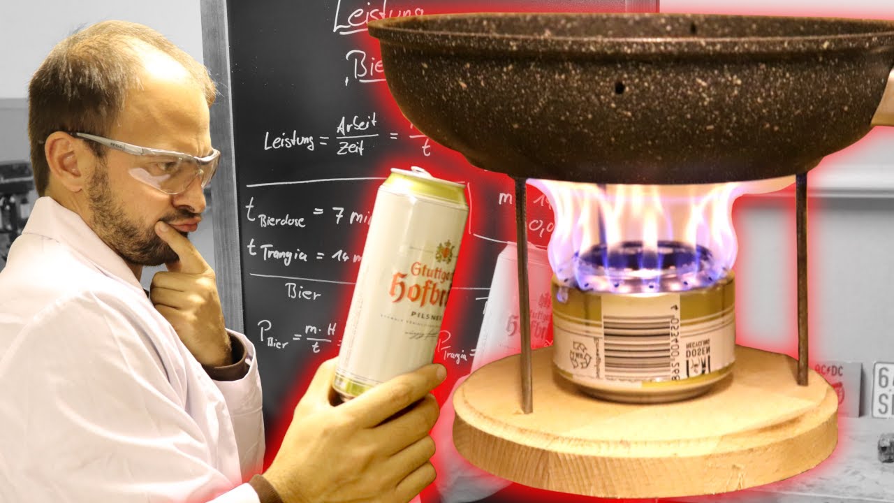 Bierdose als NOT-KOCHER für den Blackout?