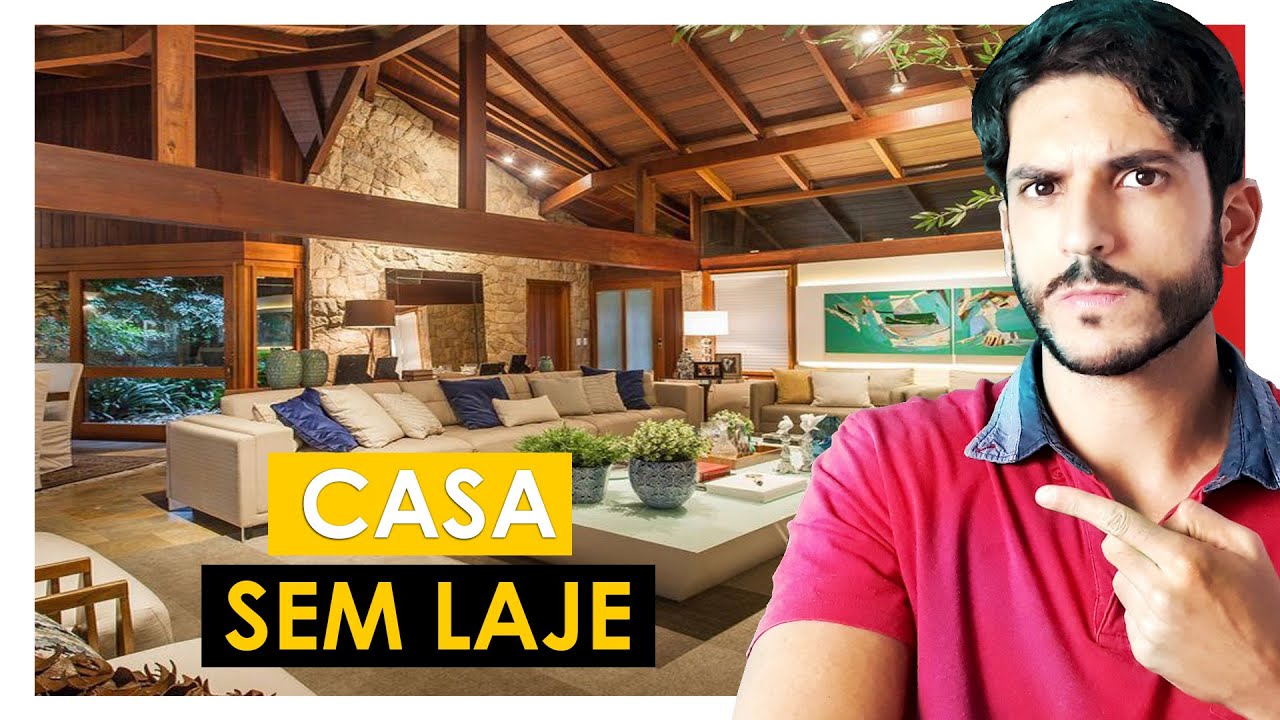 POSSO FAZER CASA SEM LAJE E COM TELHADO EMBUTIDO ?