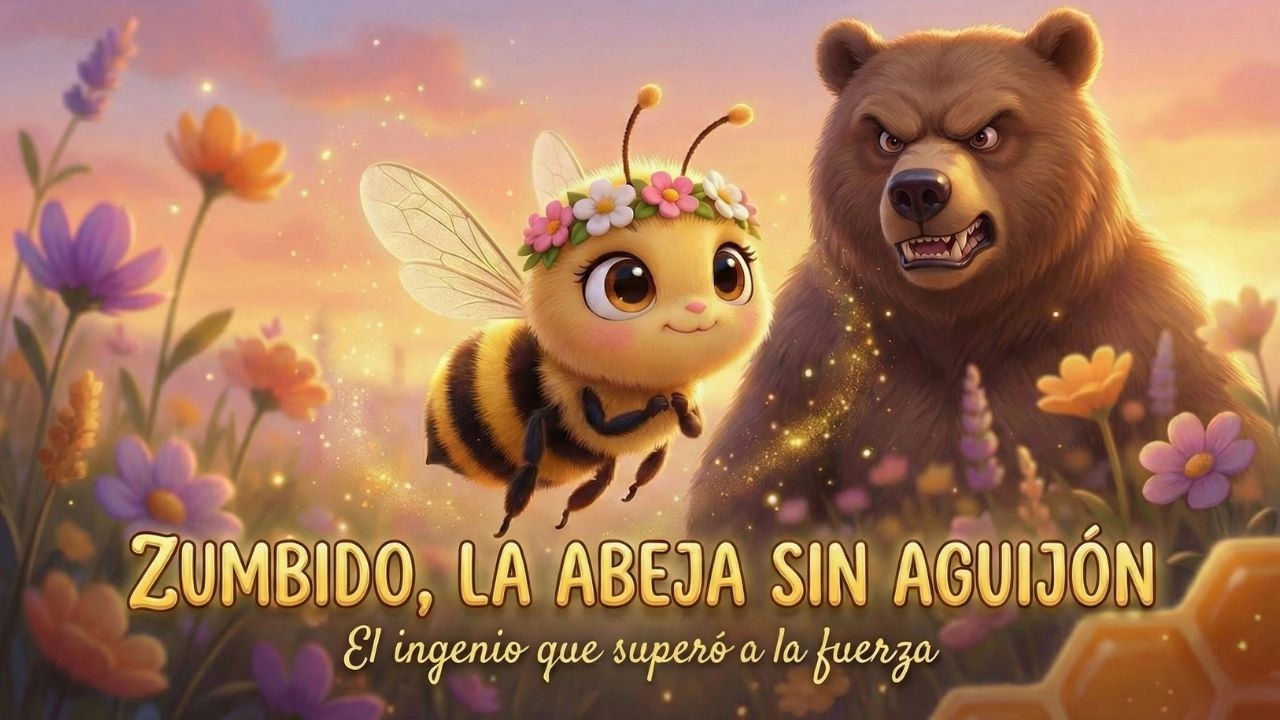 🐝🌺 No necesitas ser el más fuerte para ganar: La lección de Zumbido. 🐻