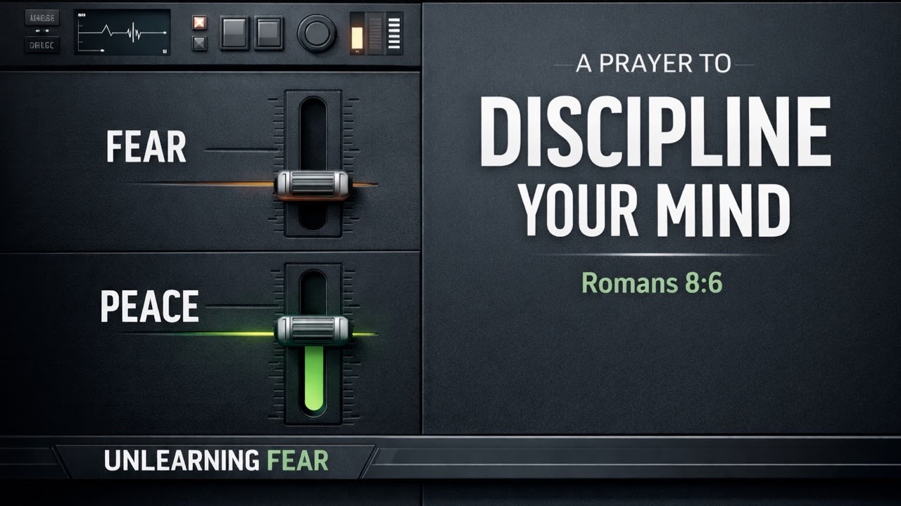 A Prayer To Discipline Your Mind | Unlearning Fear | Romans 8:6 |  Morning Devotion