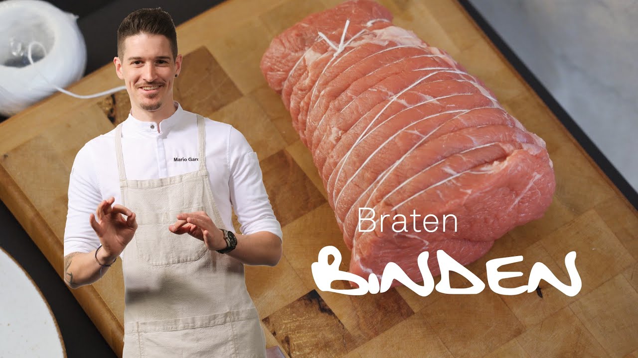 Braten binden/ Wie binde ich einen Schmorbraten?