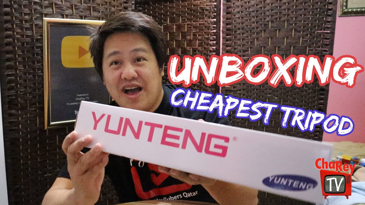 UNBOXING YUNTENG VCT 5208 Mobile & Camera TRIPOD | ChaRey TV