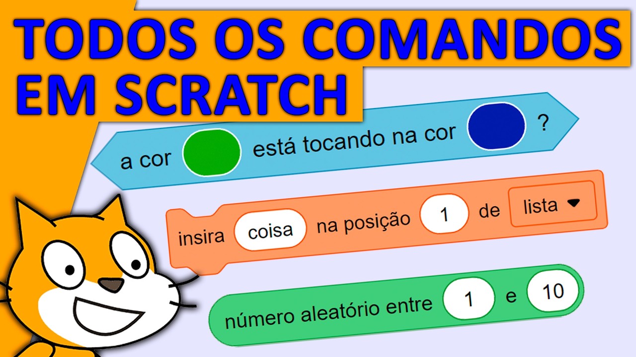 TODOS OS COMANDOS do SCRATCH em um &uacute;nico v&iacute;deo! (tutorial do b&aacute;sico ao avan&ccedil;ado!)