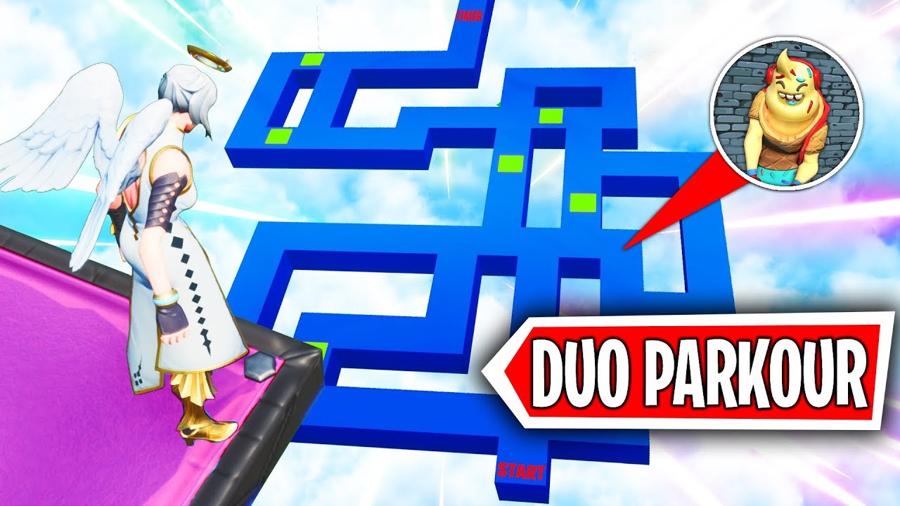 *DUO PARKOUR NUEVO DESAFIO* FORTNITE CREATIVO DEATHRUN