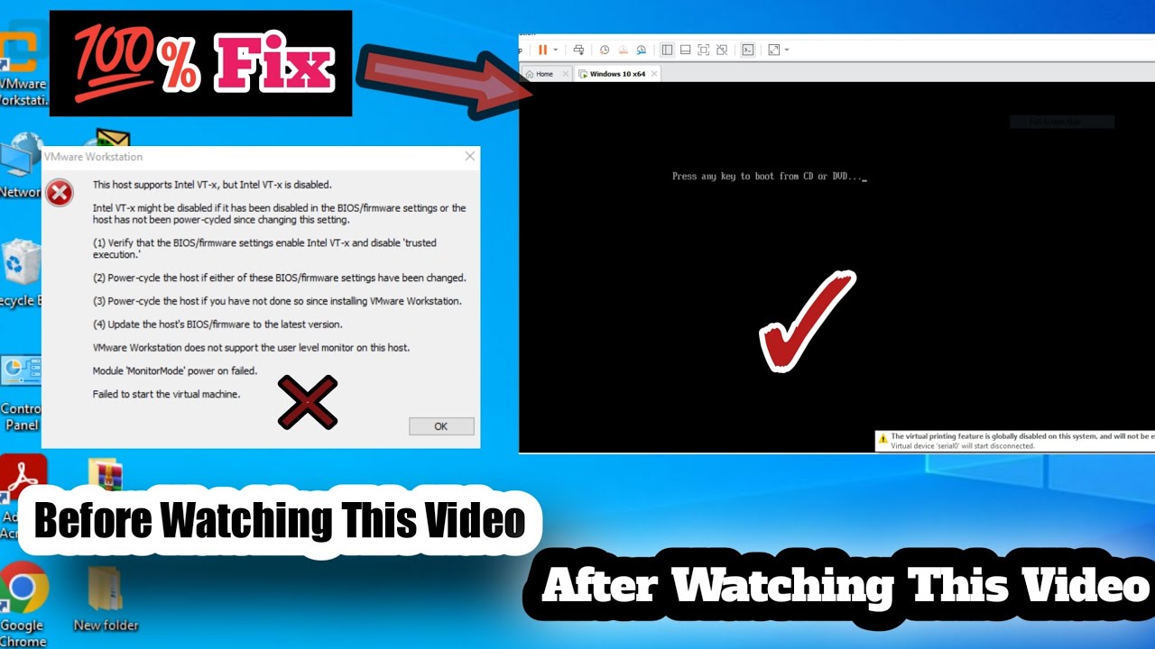 How to Fix VMware Workstation Error 