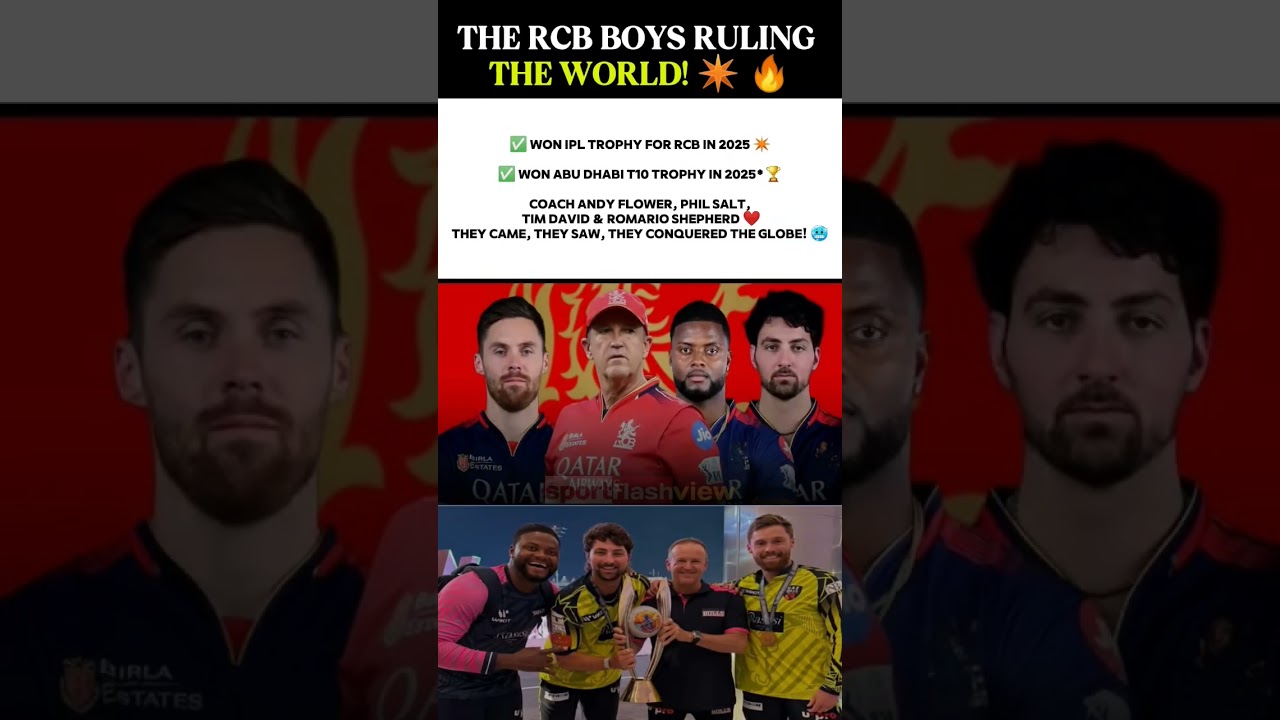 Rcb Boy's Rulling The World! 🏆🔥 