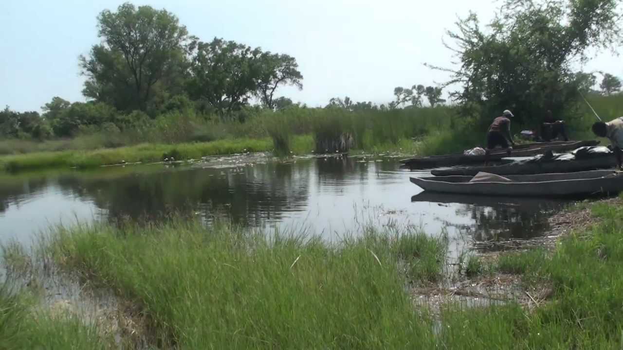 Entering the Okavango Delta by Truck - Botswana