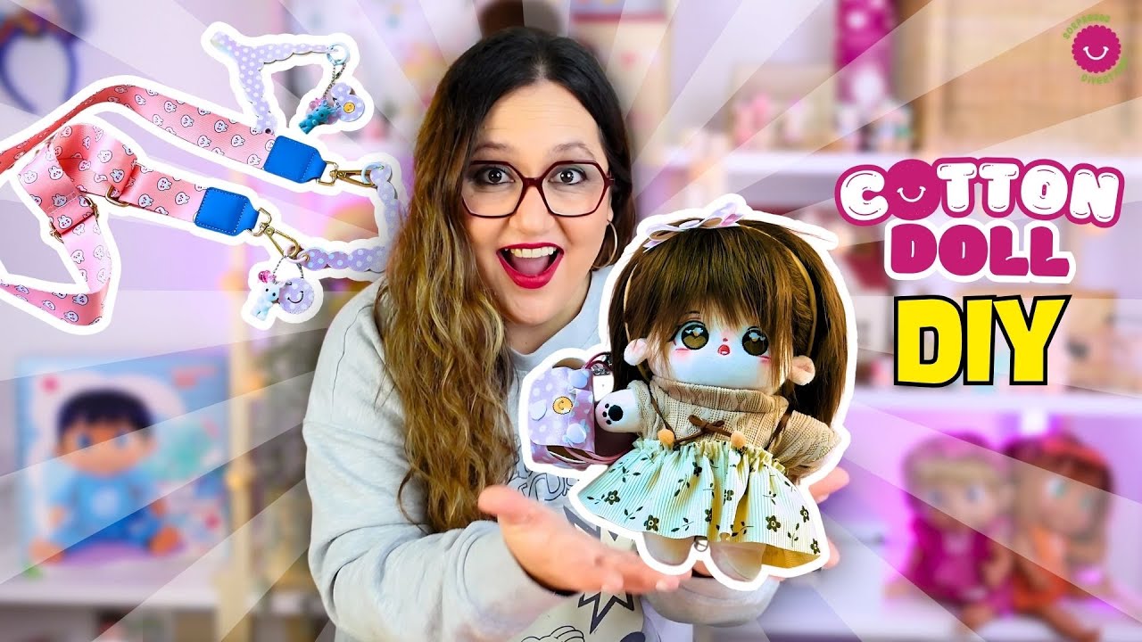 🔥 ¡TRANSFORMO mi Cotton Doll en un ACCESORIO KAWAII! 🎀✨ Mini bolso, diadema y más DIY 😍