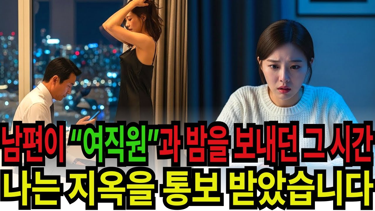 남편이 “여직원”과 밤을 보내던 그 시간 나는 지옥을 통보받았습니다