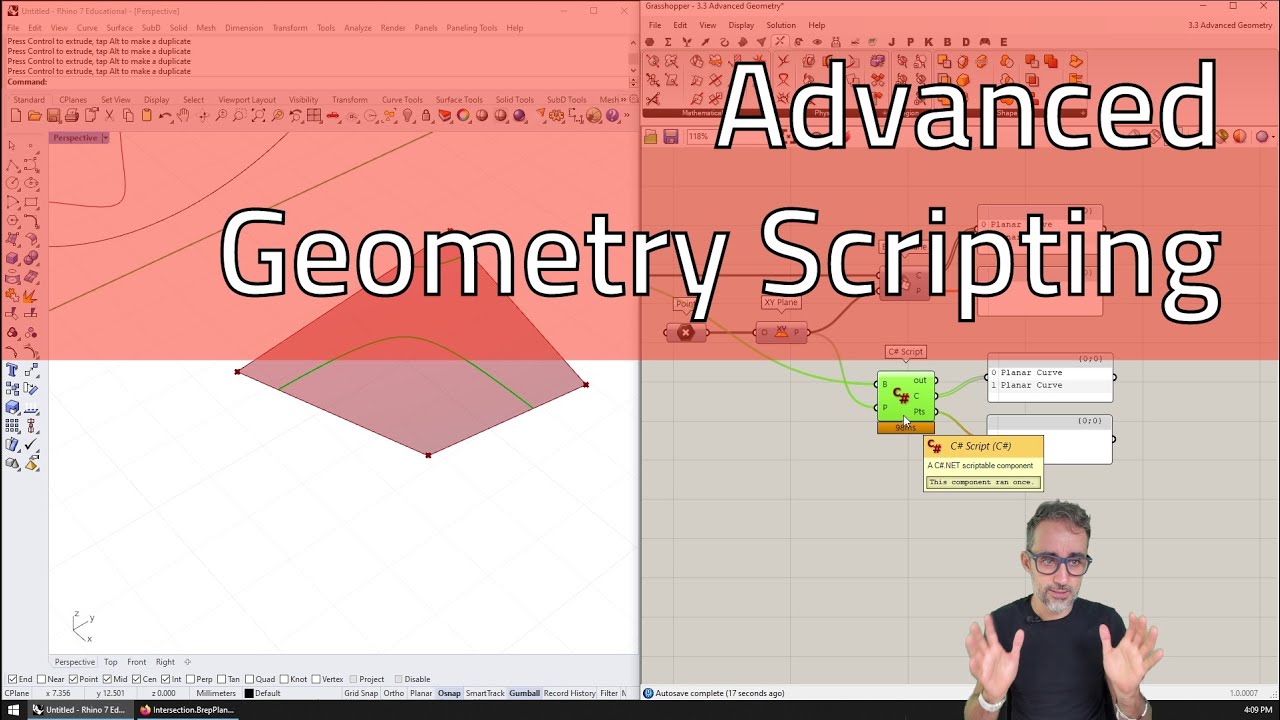 3.3 Advanced Geometry Scripting - Advanced Development in Grasshopper