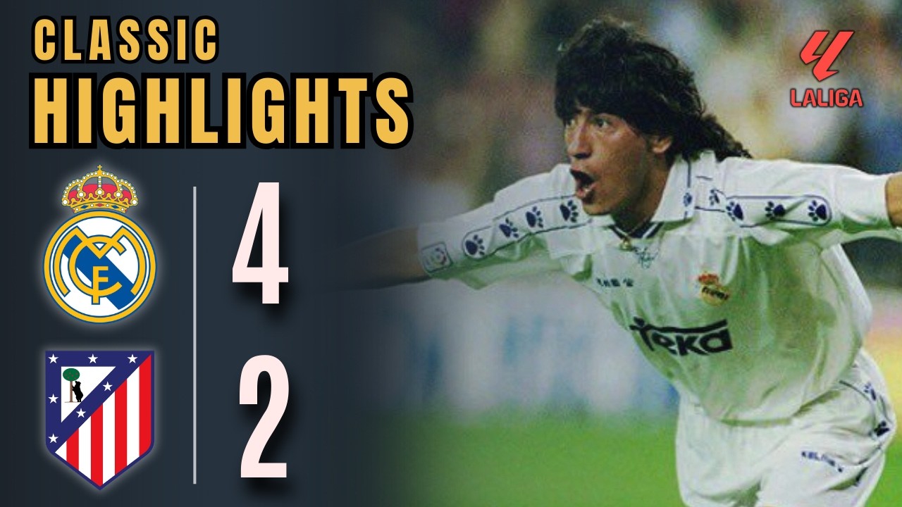 Real Madrid vs. Atlético Madrid | 1994/95 La Liga | Zamorano’s Night in the Madrid Derby