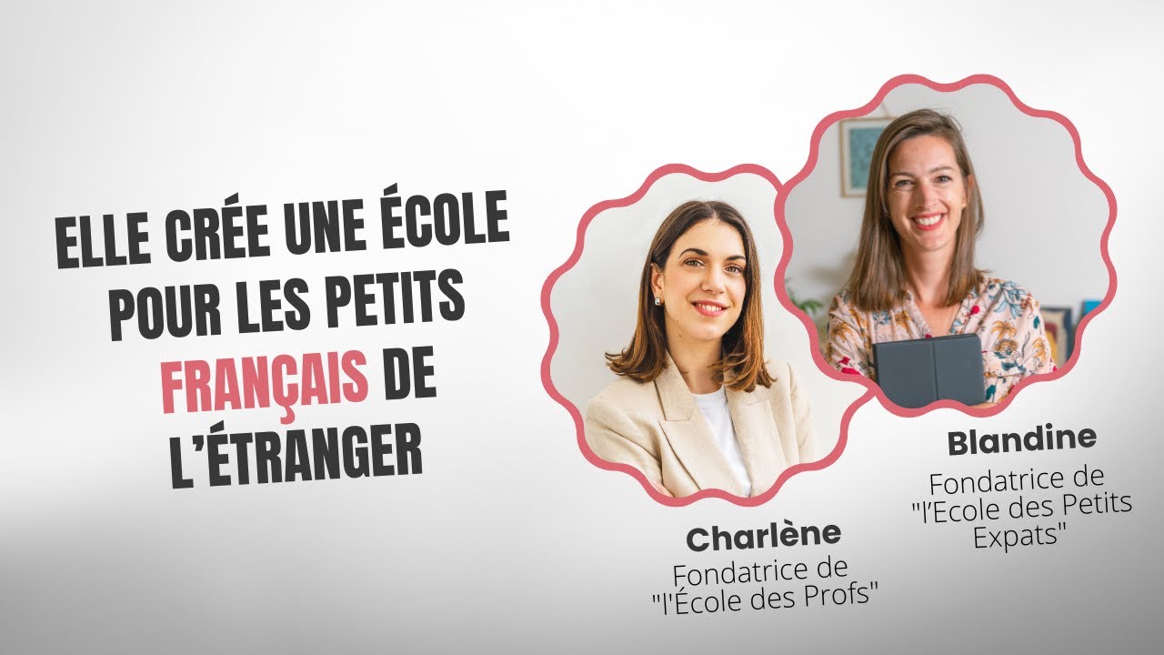 Ancienne professeur des écoles : elle enseigne le français à des enfants expatriés