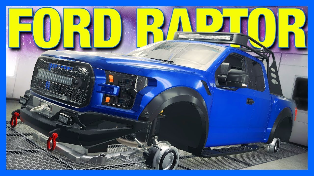 Twitch Chat Destroys a Ford Raptor in Car Mechanic Simulator