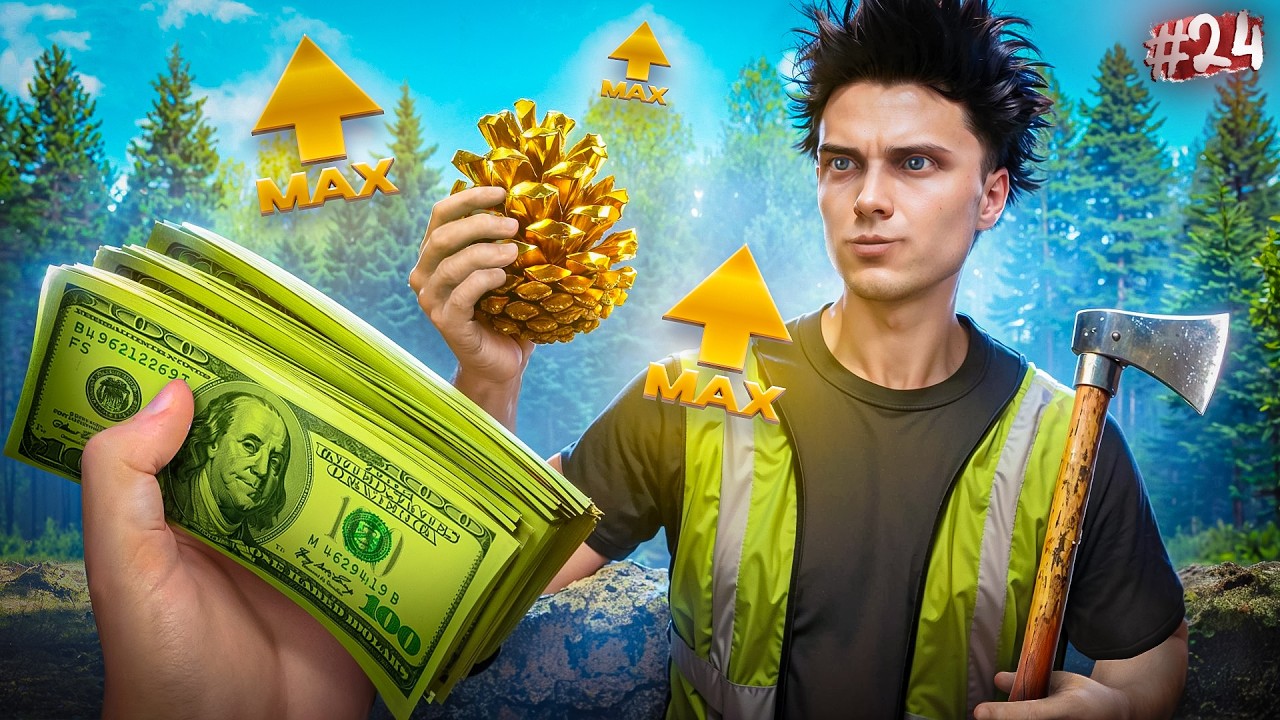 НОВИЧОК ПРОКАЧАЛ РАБОТУ ЛЕСОРУБ С НУЛЯ ДО МАКСИМУМА ЗА 24 ЧАСА НА MAJESTIC RP