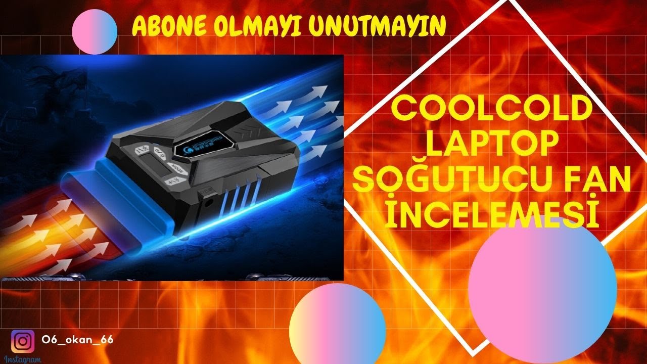 CoolCold - Laptop Soğutucu Fan İnceledik