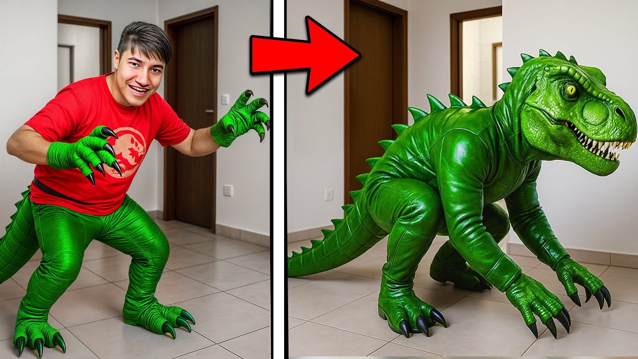 COMPREI A MELHOR FANTASIA DE DINOSSAURO REX DA INTERNET!
