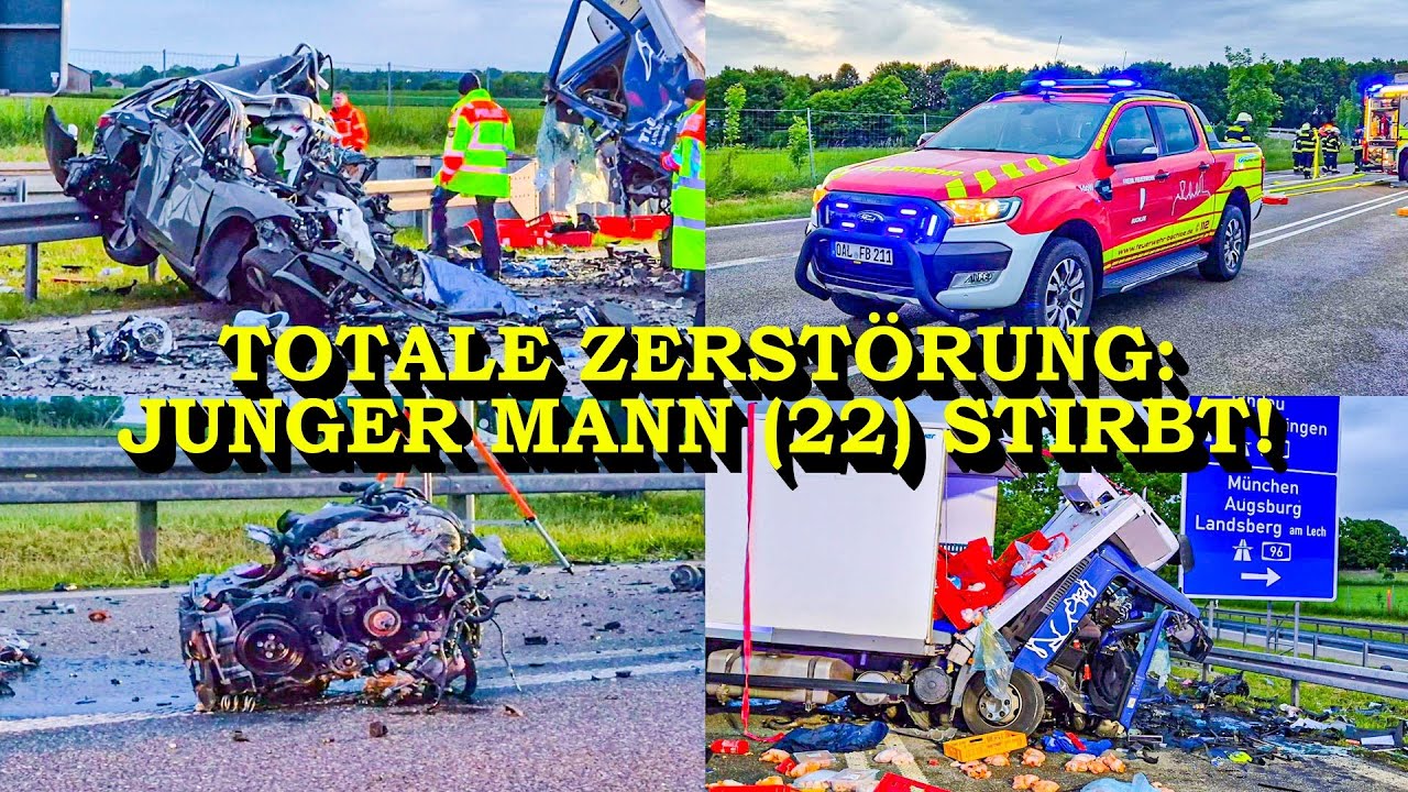 +++ TOTALE ZERSTÖRUNG NACH LKW-CRASH +++ JUNGER MANN STIRBT | HÄHNCHEN-LADUNG LIEGT AUF DER STRASSE