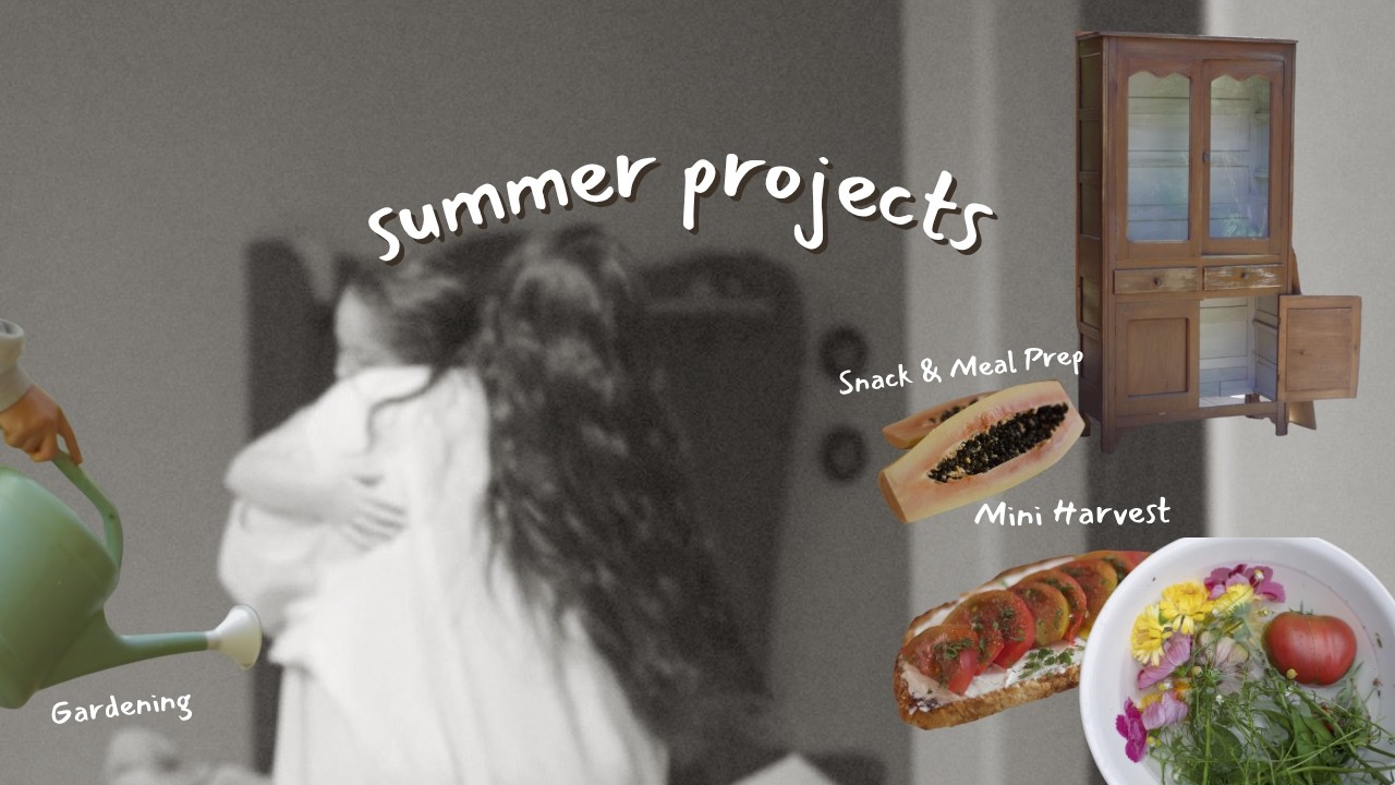 SUMMER HOMEMAKING | Meal Prep, Gardening & DIY