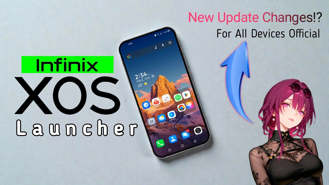 Изменения в новом обновлении Infinix XOS Launcher для мобильных телефонов Infinix