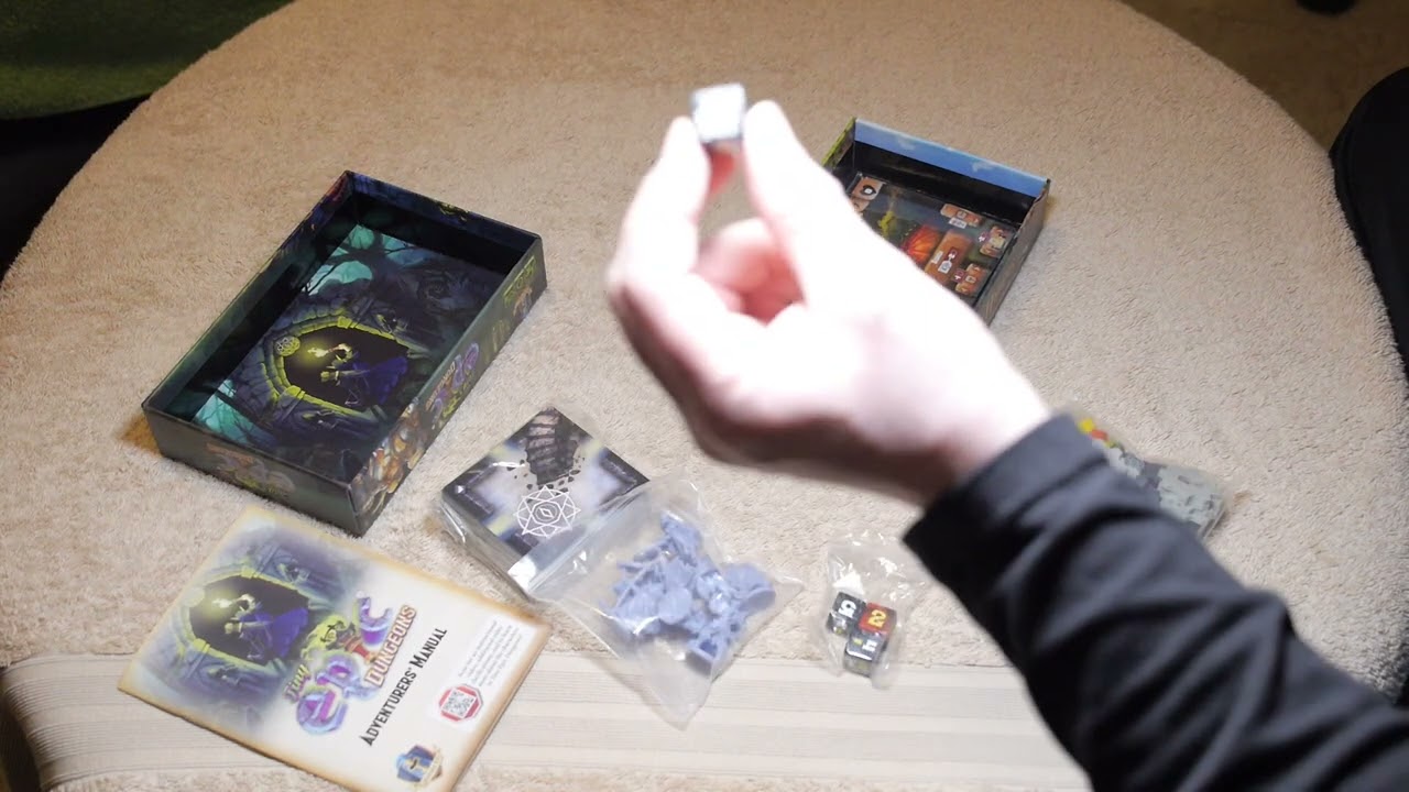 Tiny Epic Dungeons Unboxing - Re boxing - Adler PRD