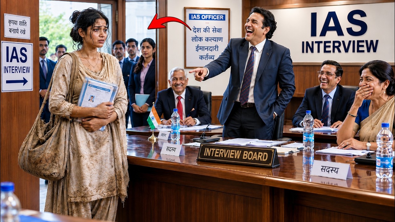 फटे कपड़ों में IAS इंटरव्यू देने पहुंची लड़की, लोग हंसे&hellip; लेकिन उसका जवाब सुनकर पूरा पैनल रो पड़ा! 😱