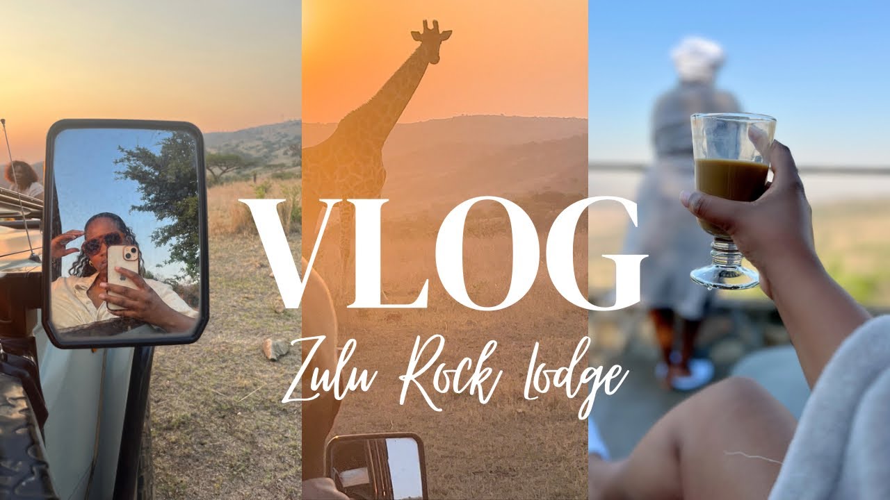 Zulu Rock Lodge Babanango Game Reserve| Game drive|room tour| South African YouTuber |2023