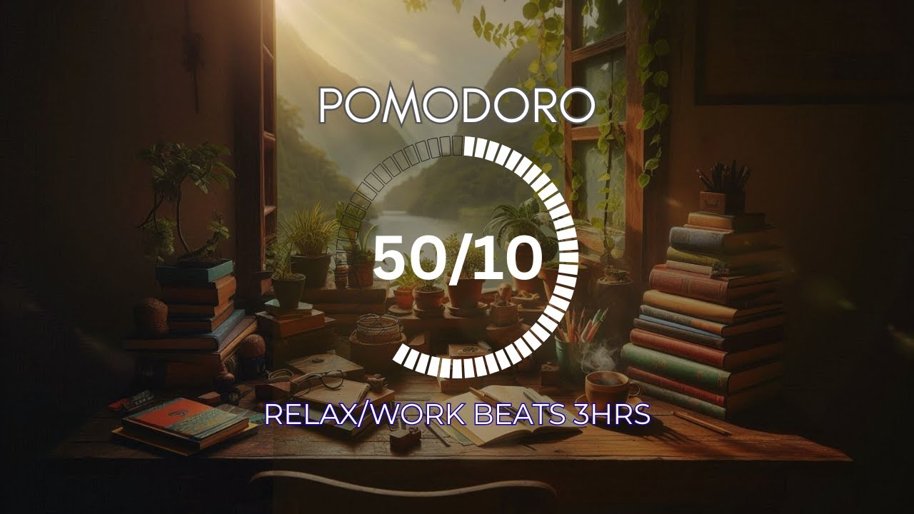 Stay Focused with 50/10 Pomodoro ⏳ Calm Lofi for Deep Work