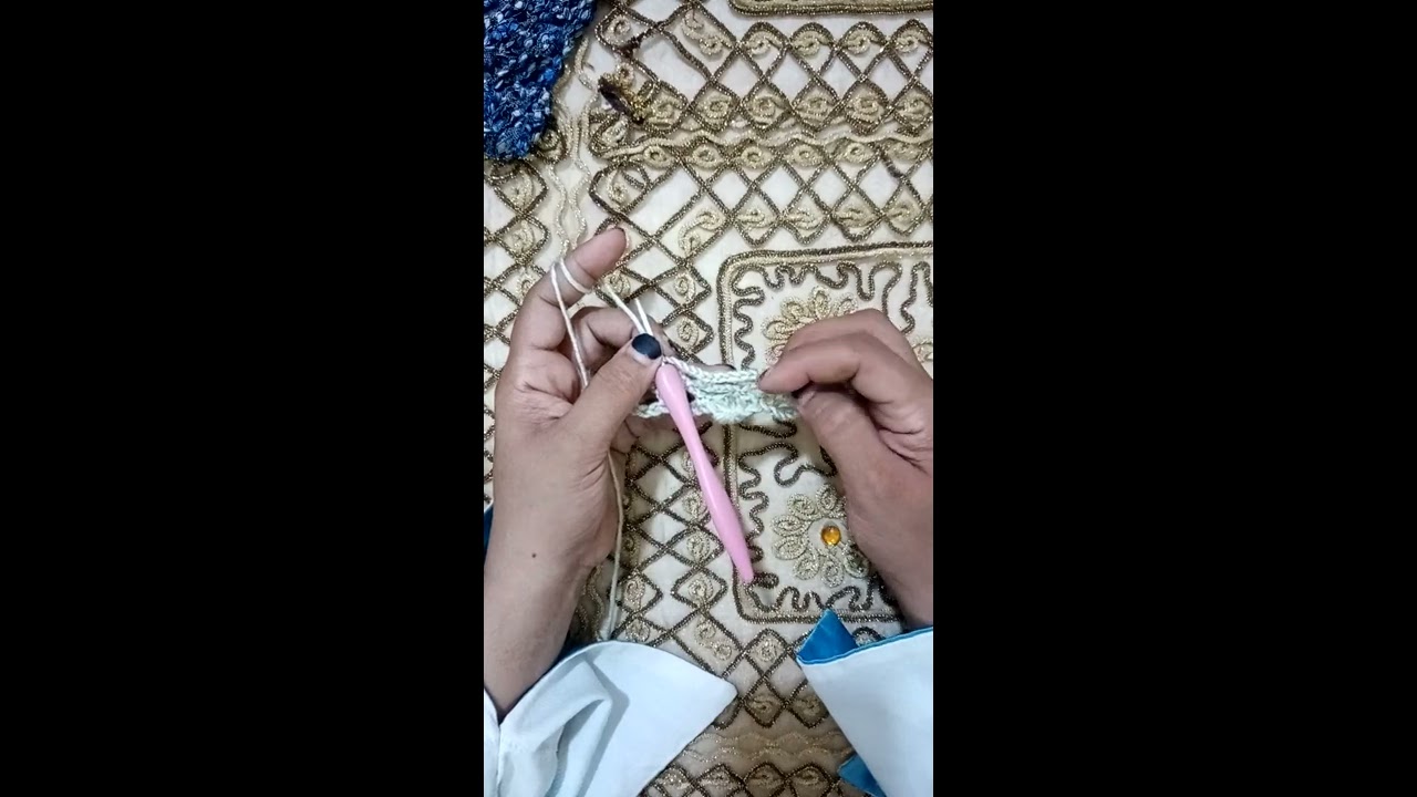 طرقة عمل غرزه من الكروشيه فى غاية الروعه