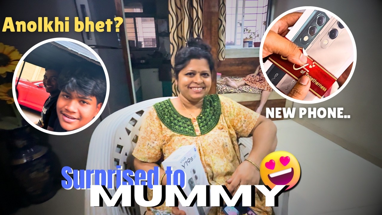 Surprised for mummy and she is very happy & unexpected meetup|Vlog No.41|