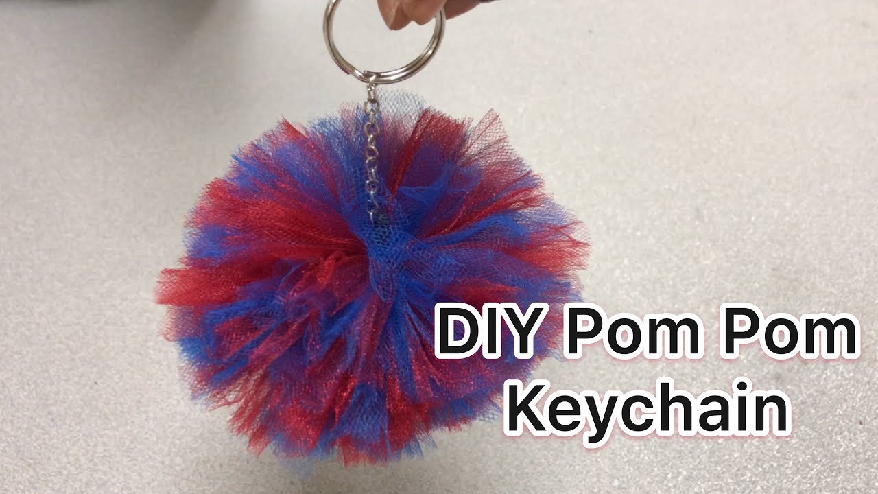 DIY| Pom Pom keychains