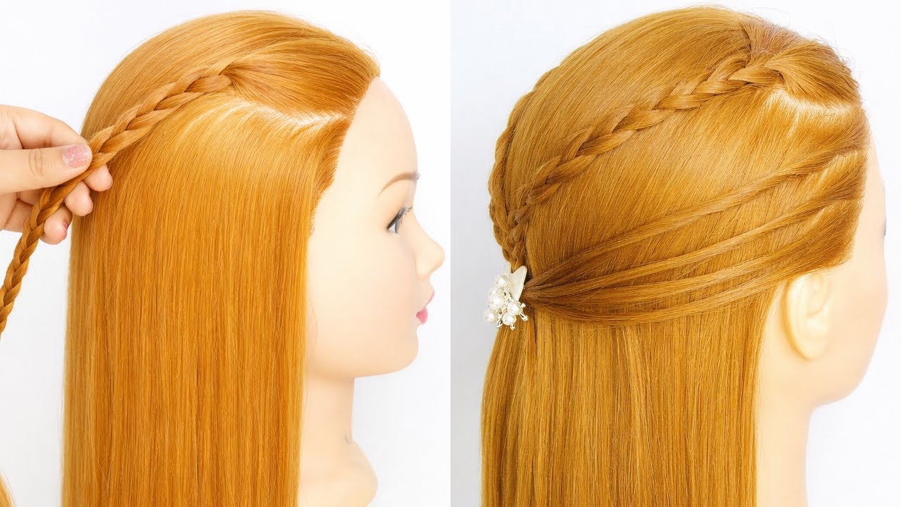 Easy Festival Hairstyle for Girls | Quick & Stylish Hairstyle for Long Hair | Simple Party Hair