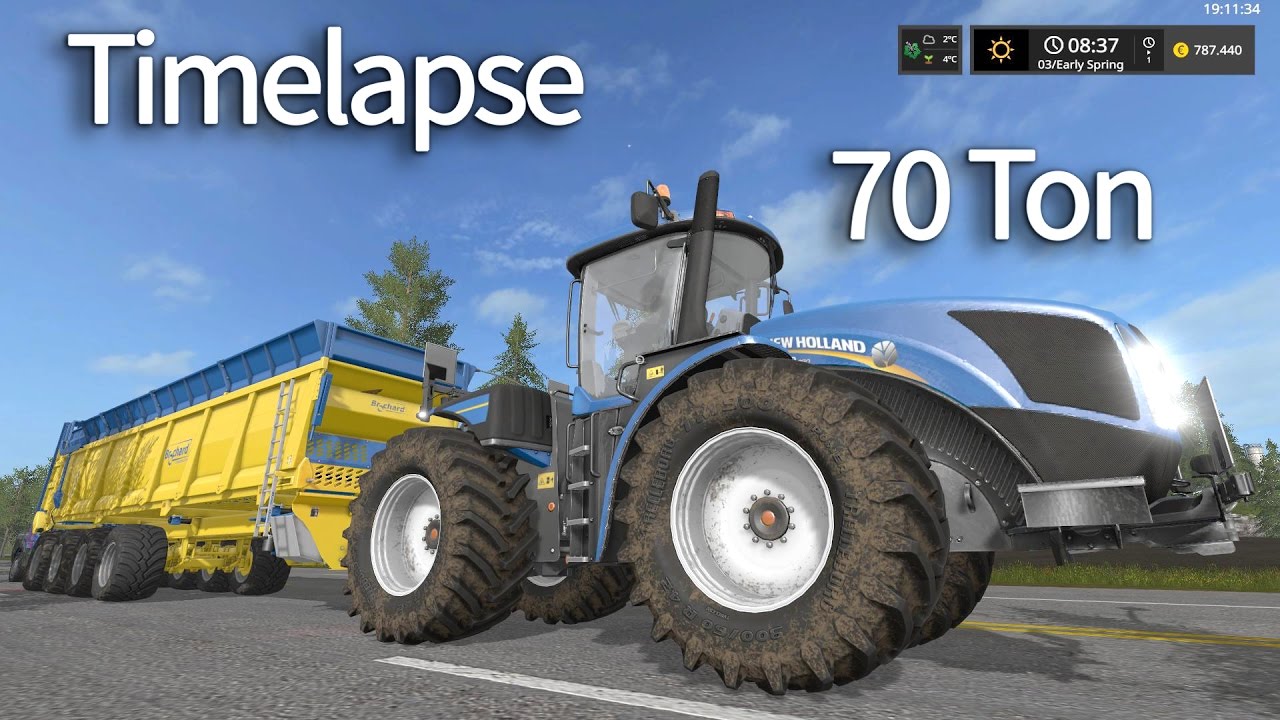 Timelapse bölüm 56, 57: Farming Simulatör 17- Goldcrest Valley