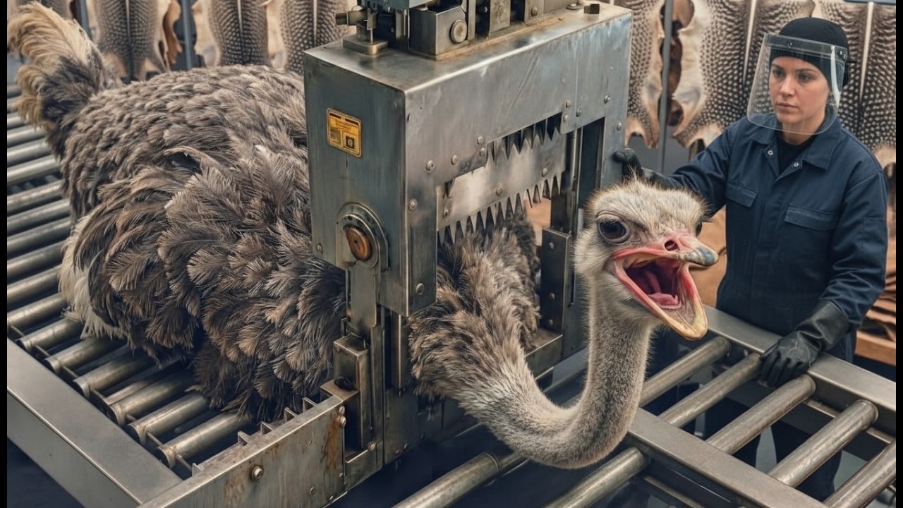 Inside the Ostrich Factory – (Full Process) How Luxury Ostrich Leather Designer Boots Are Made