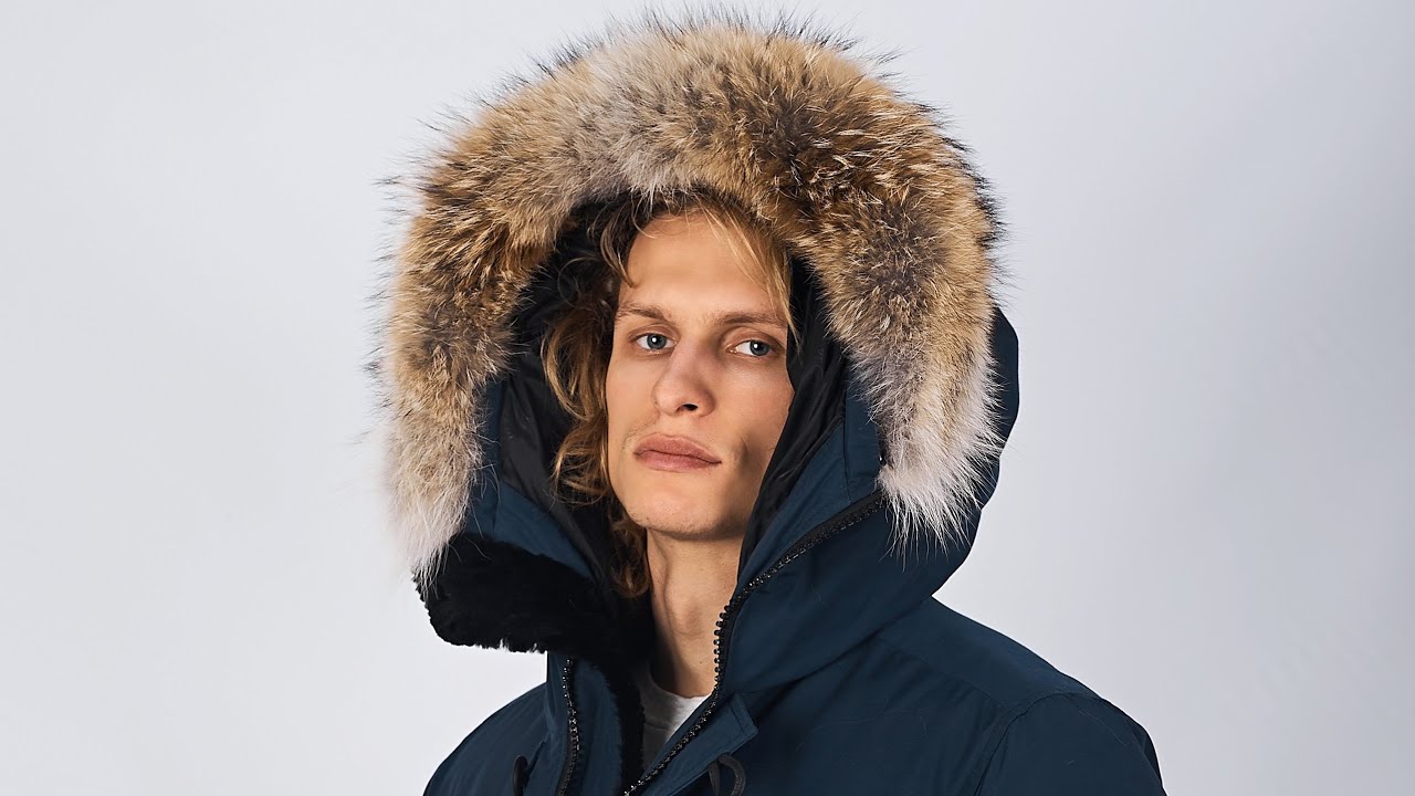 Alaska Parka Navy || Mens Winter Jacket || Arctic Bay || Made in Canada 2018