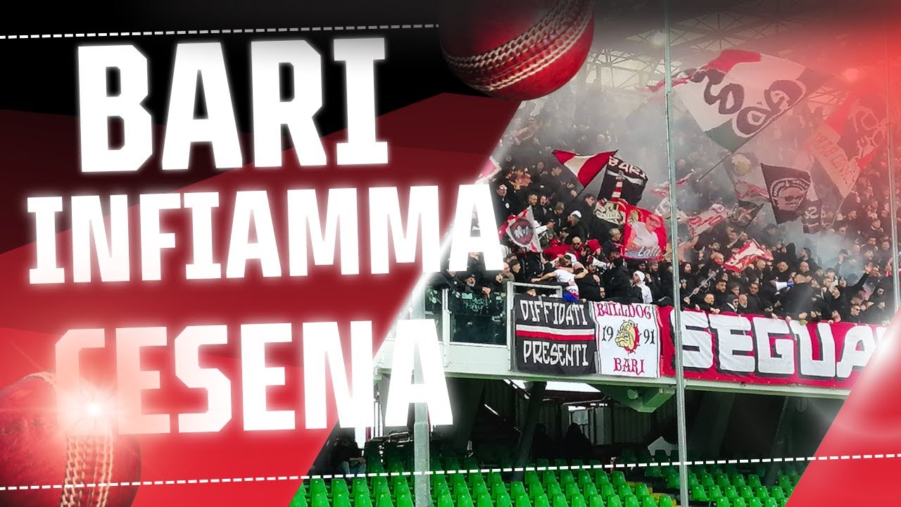 TIFO DA BRIVIDI ULTRAS BARI A CESENA