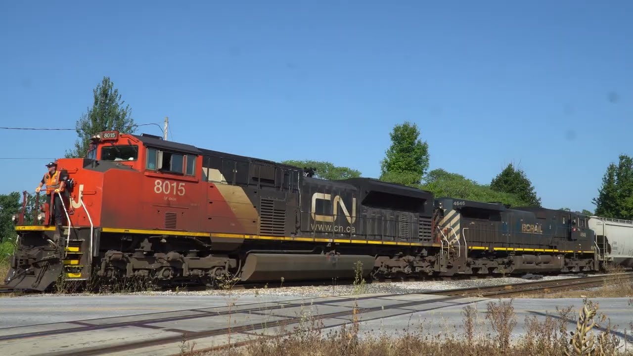 BC Rail 4646 trailing on CN M324
