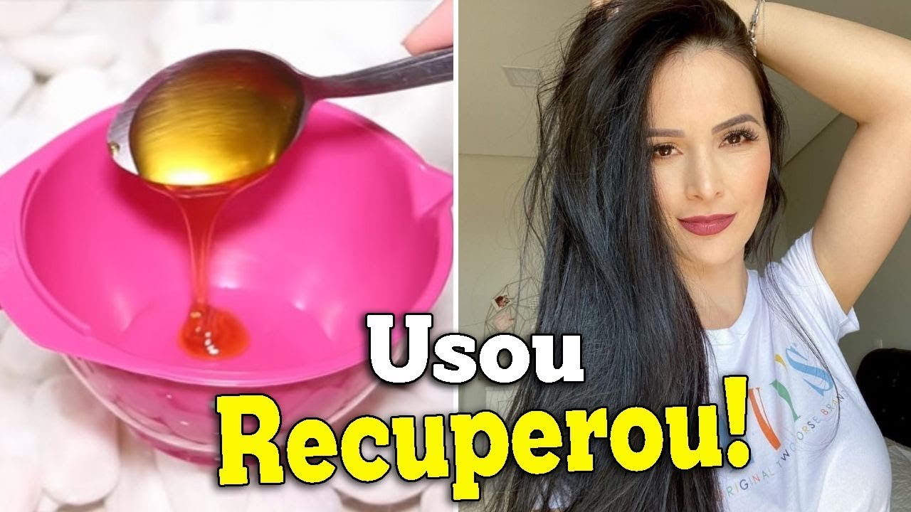 HIDRATAÇÃO CASEIRA MARAVILHOSA CABELOS DANIFICADOS, SECOS, QUEBRADIÇOS! COMO FAZER (Funciona Mesmo)