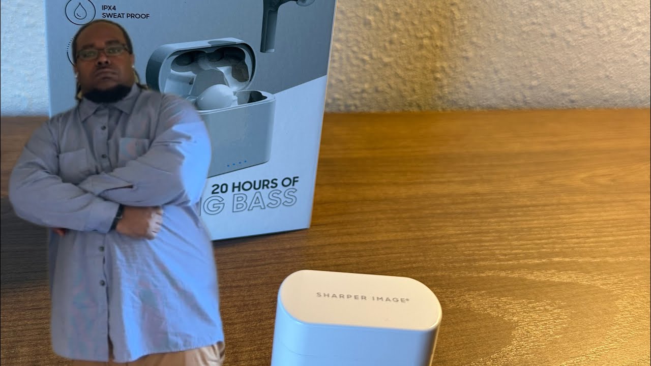 Unboxing and reviewing  SI TWS true wireless earbuds by sharper image
