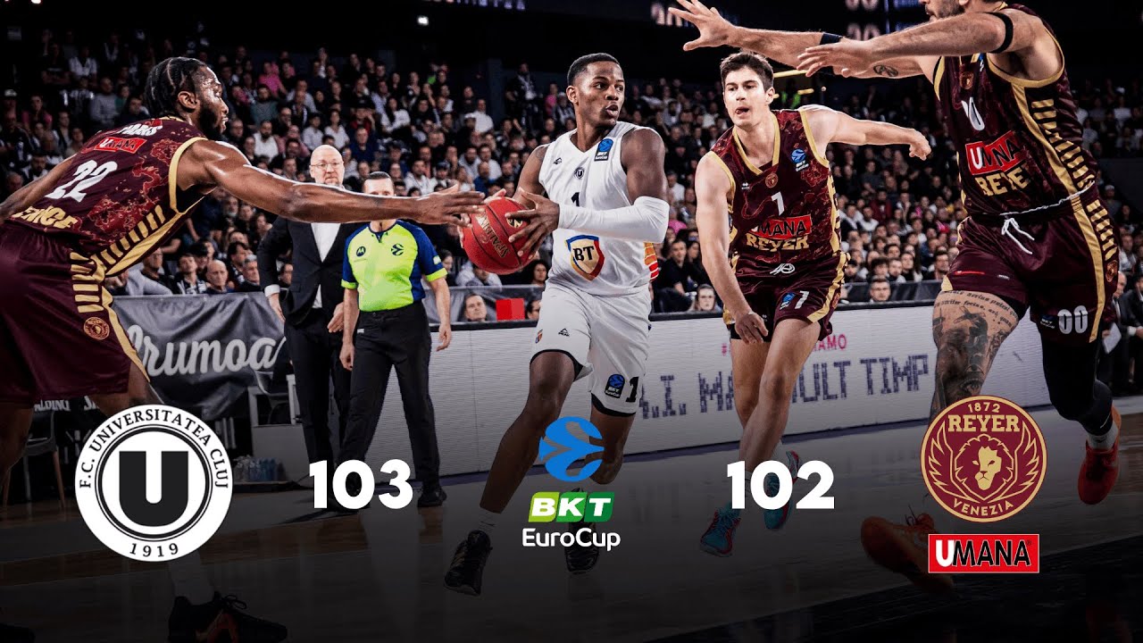 Highlights | U-BT Cluj-Napoca 103 - 102 Umana Reyer Venice
