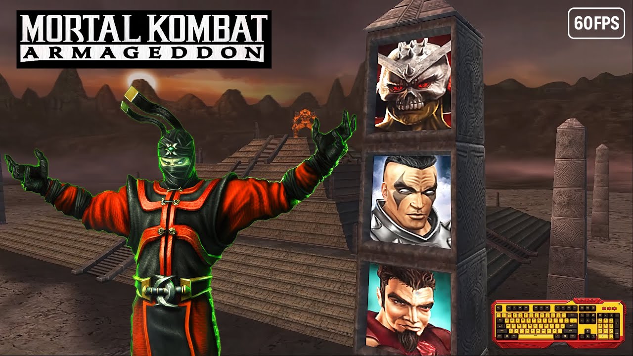 Mortal Kombat Armageddon: Ermac Arcade Domination - Handcam Keyboard 🔥