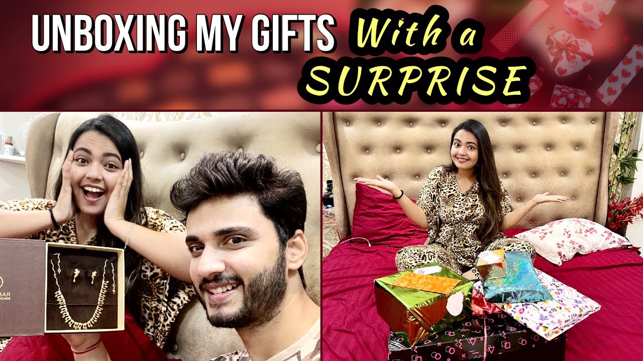 Unboxing My Gifts with an Unexpected SURPRISE | Unboxing Vlog | Marina Abraham | Rohit Sahni