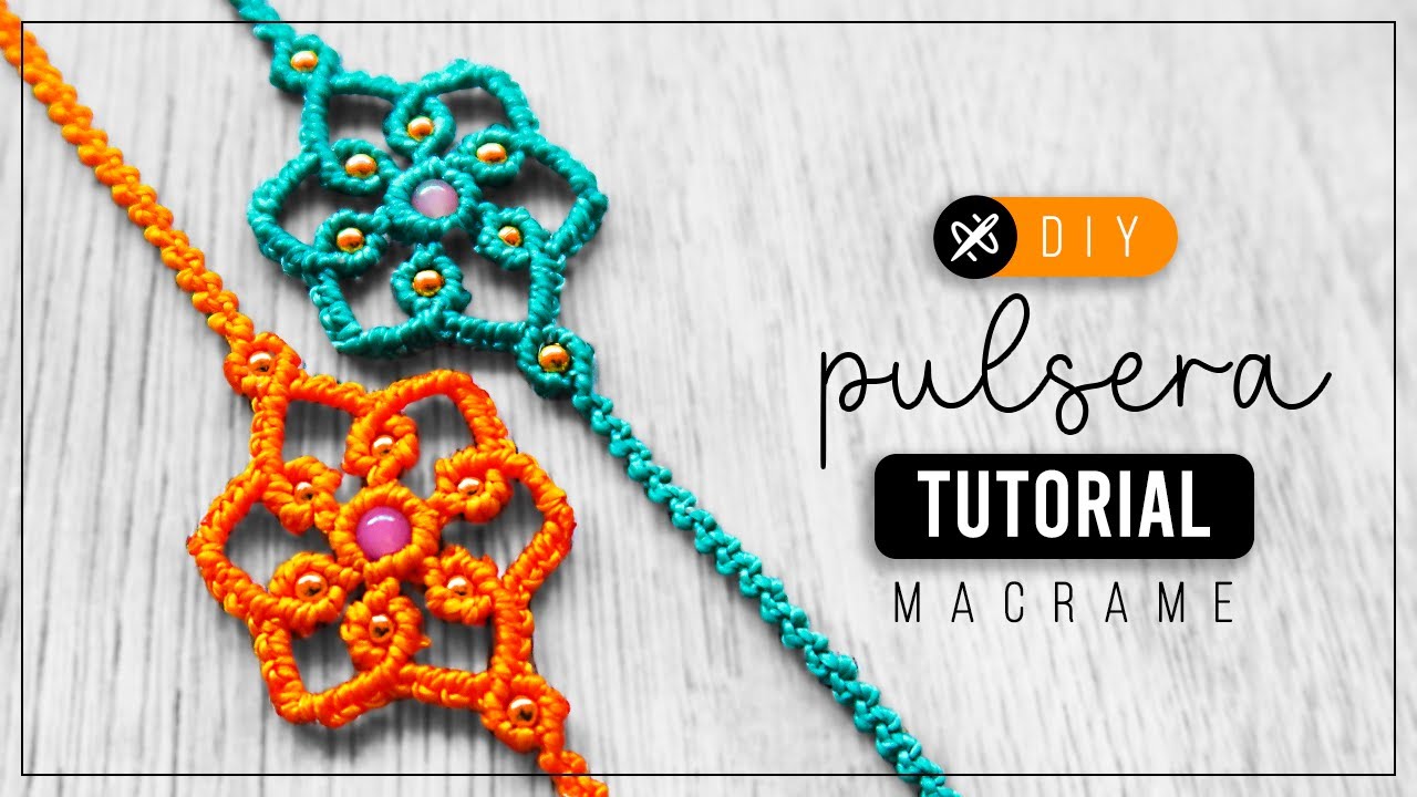 Pulsera Mandala » 🌸 tutorial | como hacer pulsera con mandala de hilo | diy ● Macrame #225