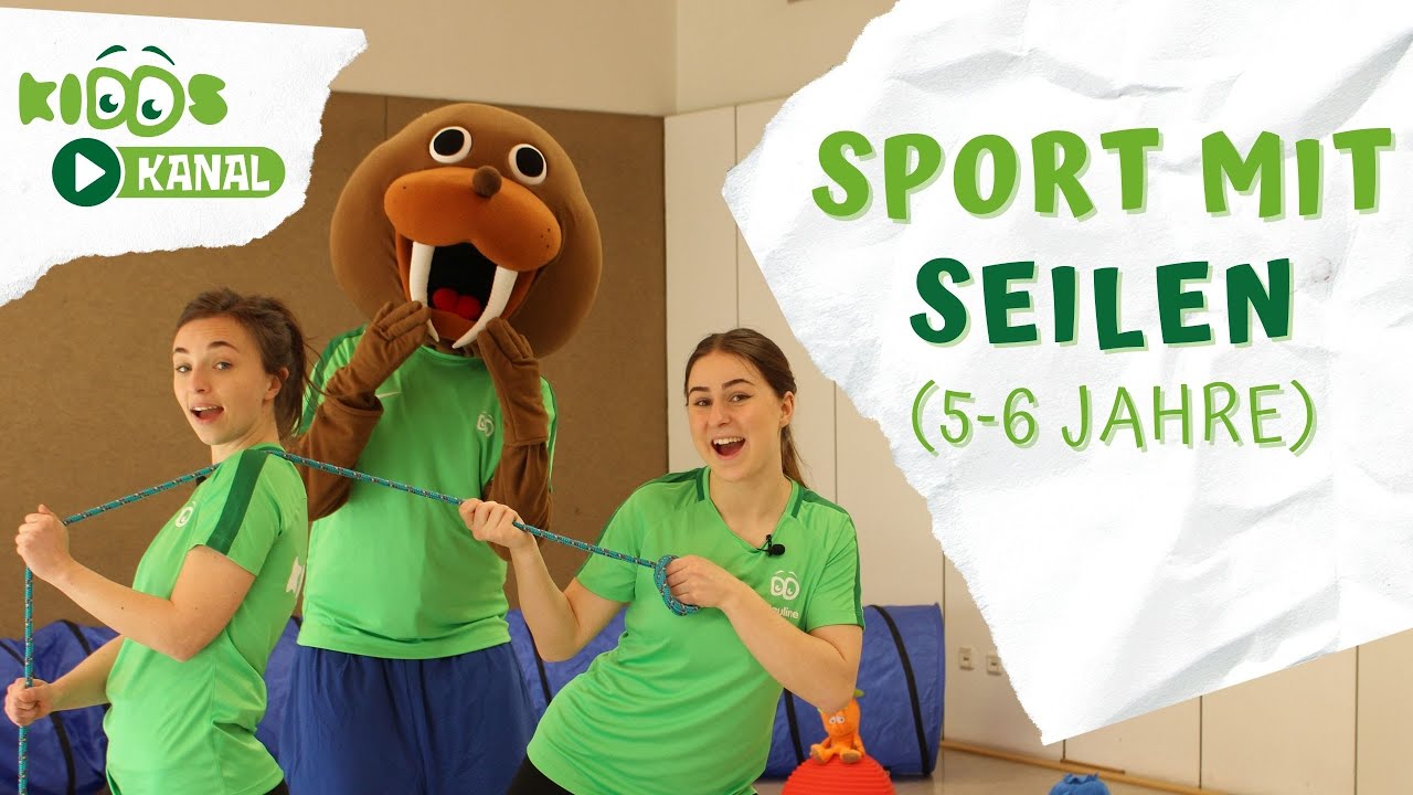 #07 Kindersport 👟| 5-6 Jahre | Sport mit Seilen