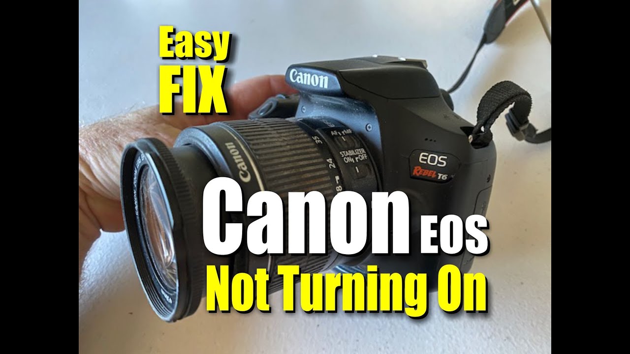 Простой способ самостоятельного устранения проблемы с включением камеры Canon EOS