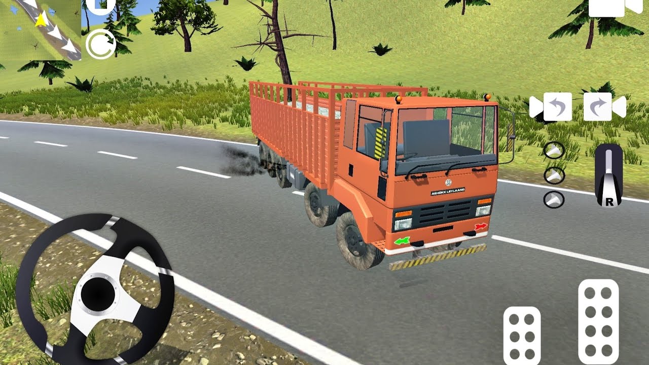 Ashok Leyland Mini Truck Crazy Off-Road Driving : Indian Truck Simulator 3D : Android Gameplay