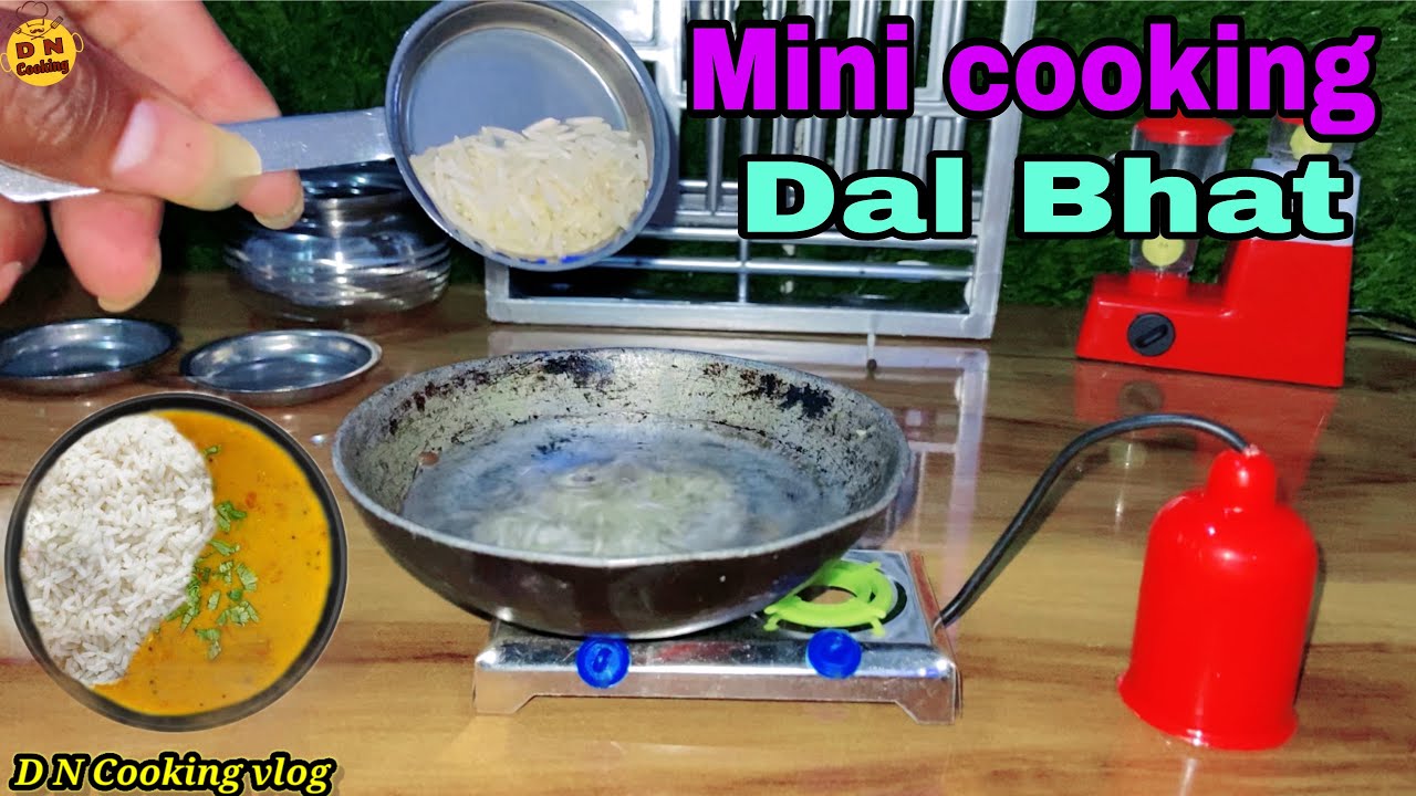 Mini cooking dal bhat//D N Cooking Vlog//Recipi vlog 